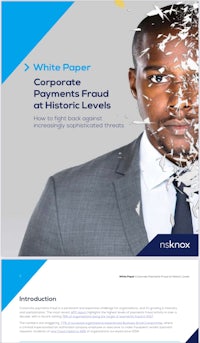 the cover of a white paper on payments fraud on historical levels